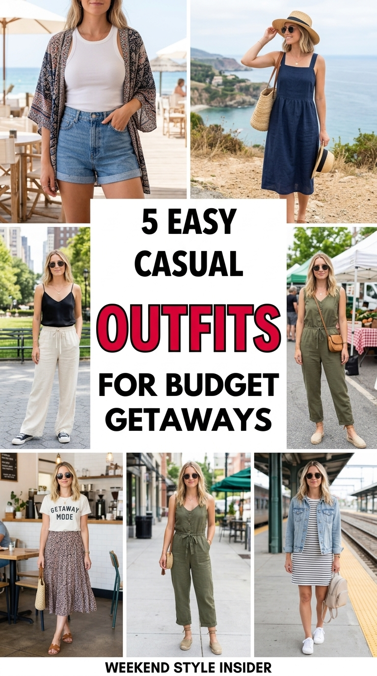 10 Packable Summer Outfits for Casual Weekend Getaways That Won't Break the Bank