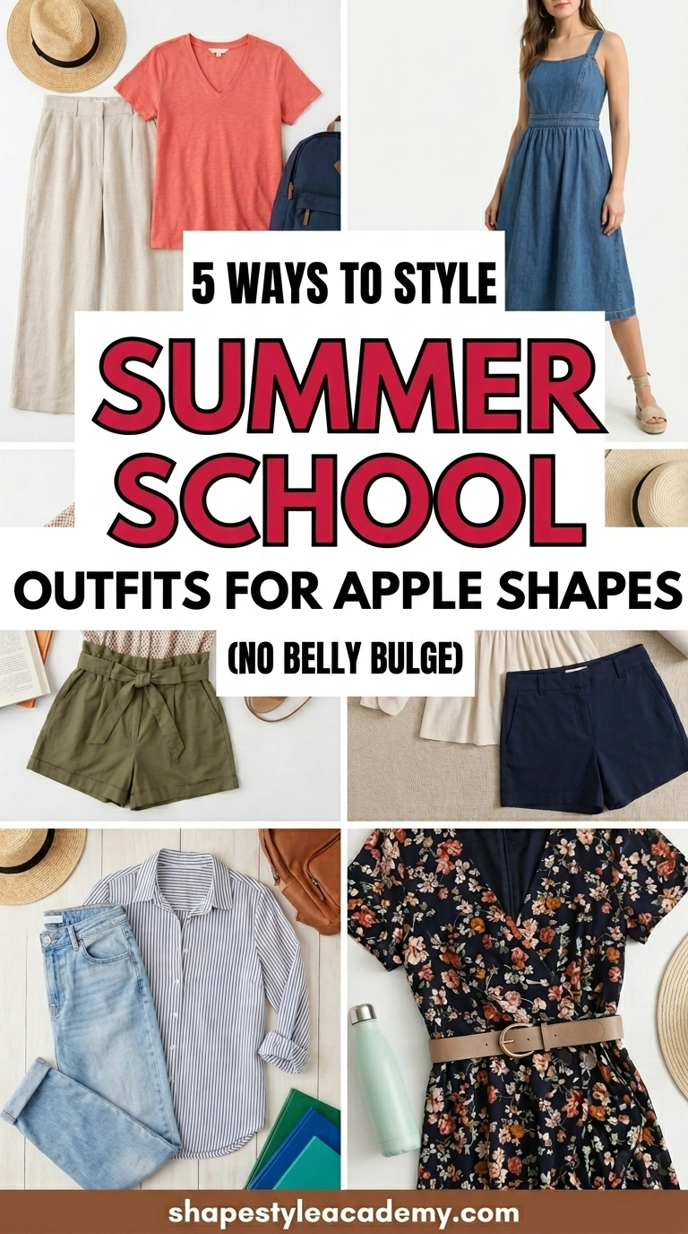 Summer School Outfits That Actually Work for Your Shape (No More Squeezing!)