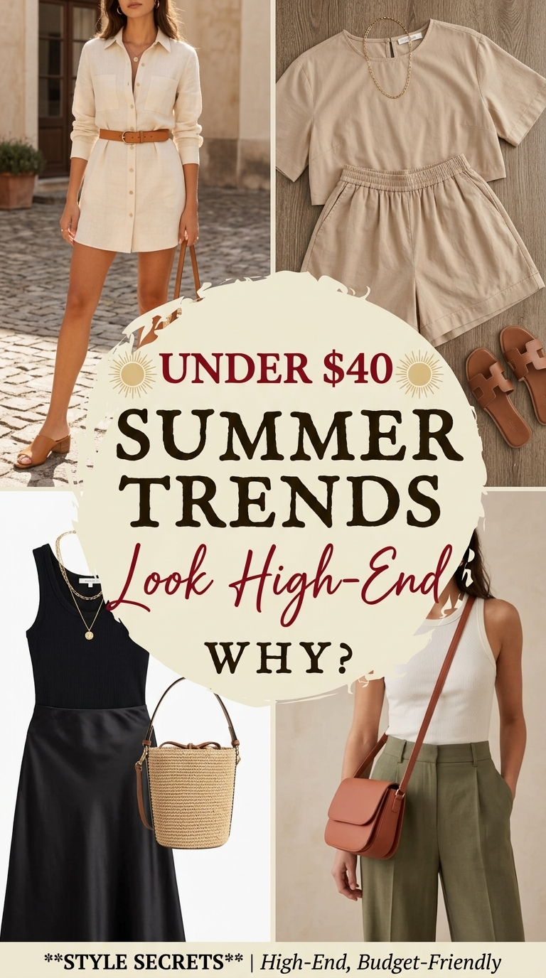 Summer Style on a Dime: 5 Outfits Under $40 for Work & Play